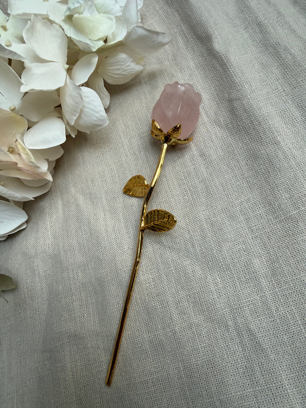 ✨ Rosenquarz Rose – Liebe & Herzenergie