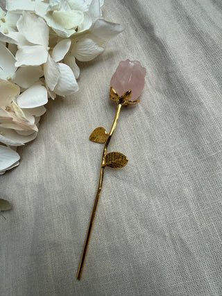 ✨ Rosenquarz Rose – Liebe & Herzenergie