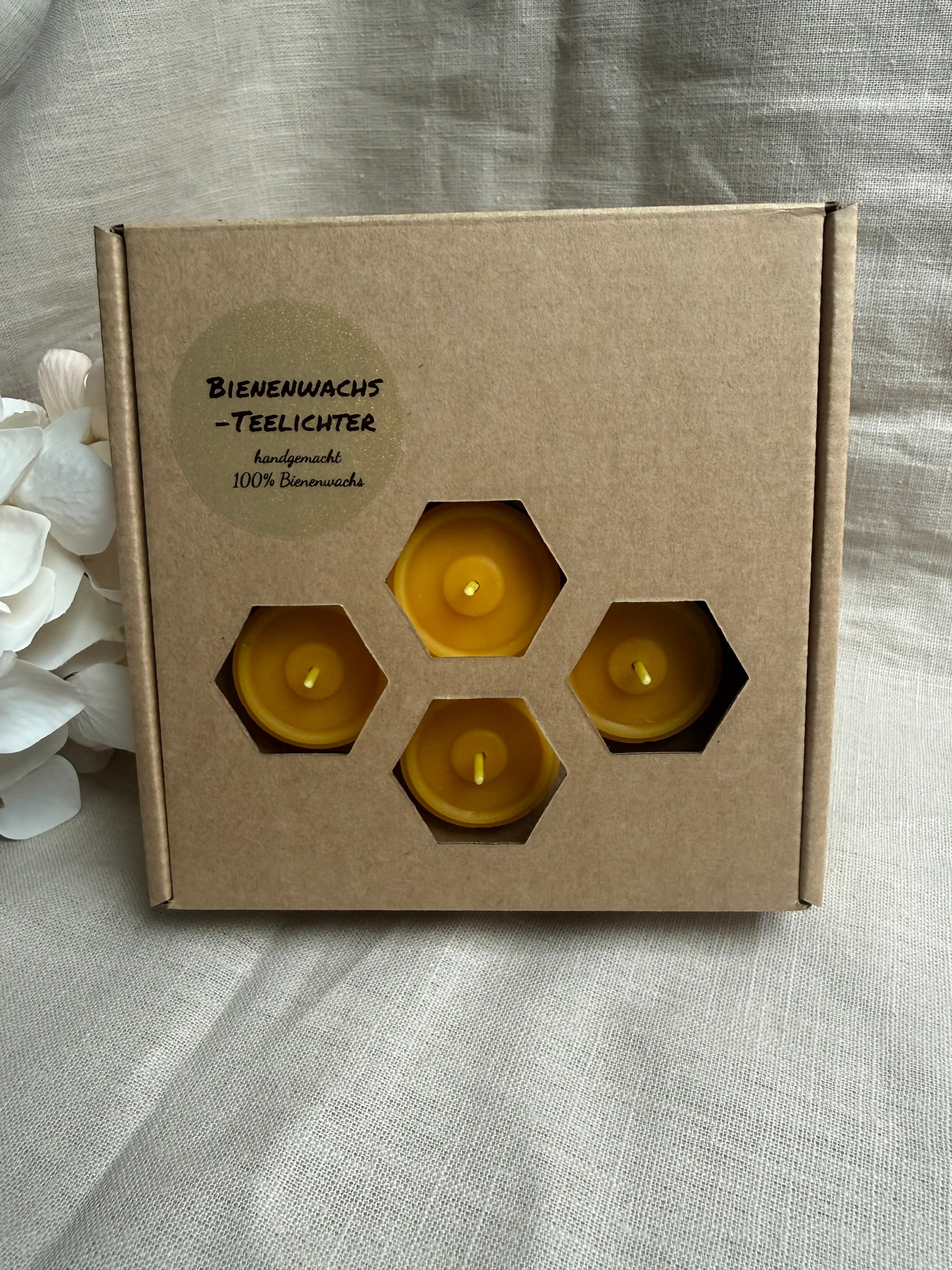 Bienenwachsteelichter – Set aus 7 Kerzen