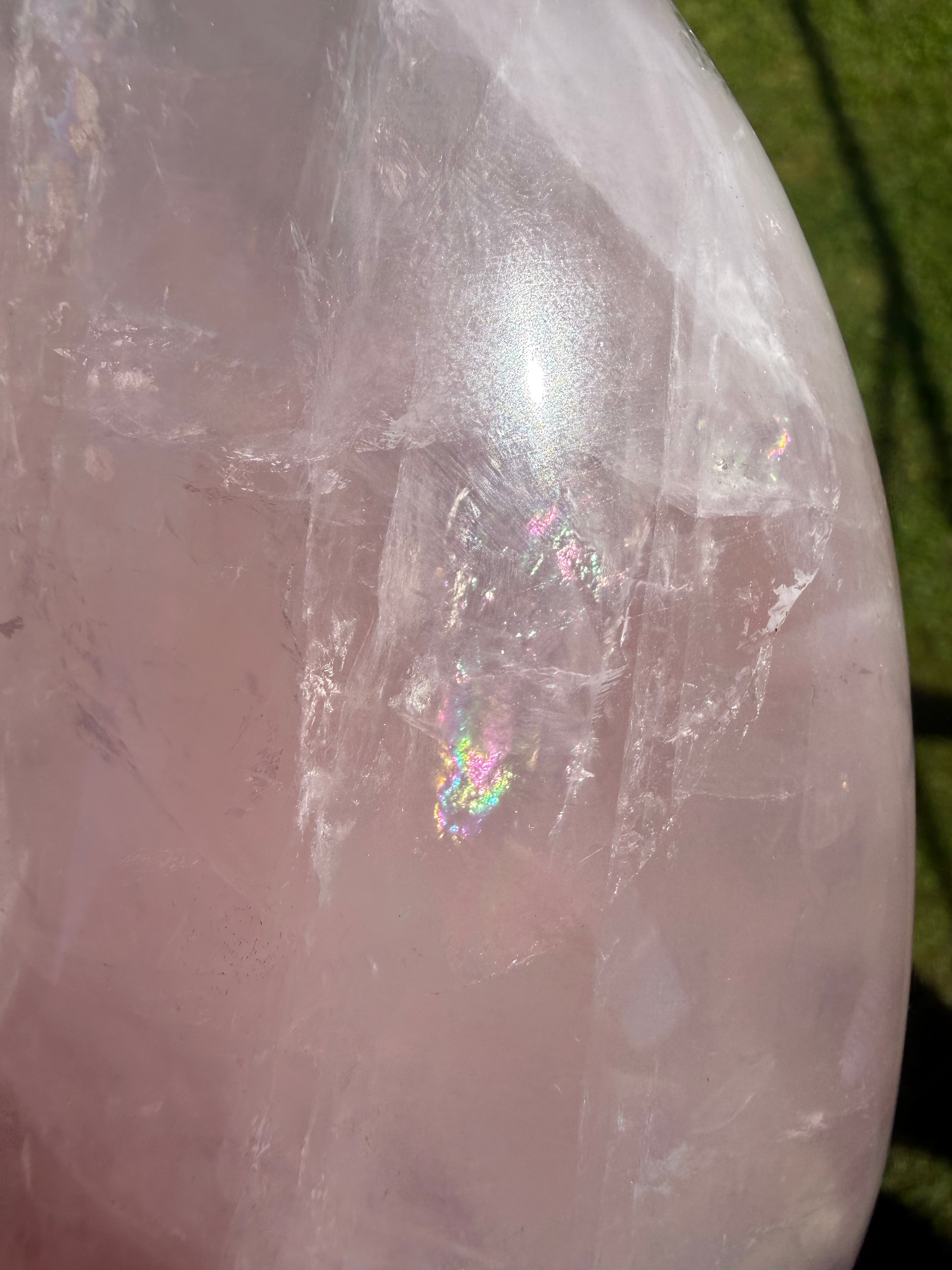 Rosenquarz Freiform – Polierter Rosenquarz aus Brasilien | Unikat für Liebe & Harmonie