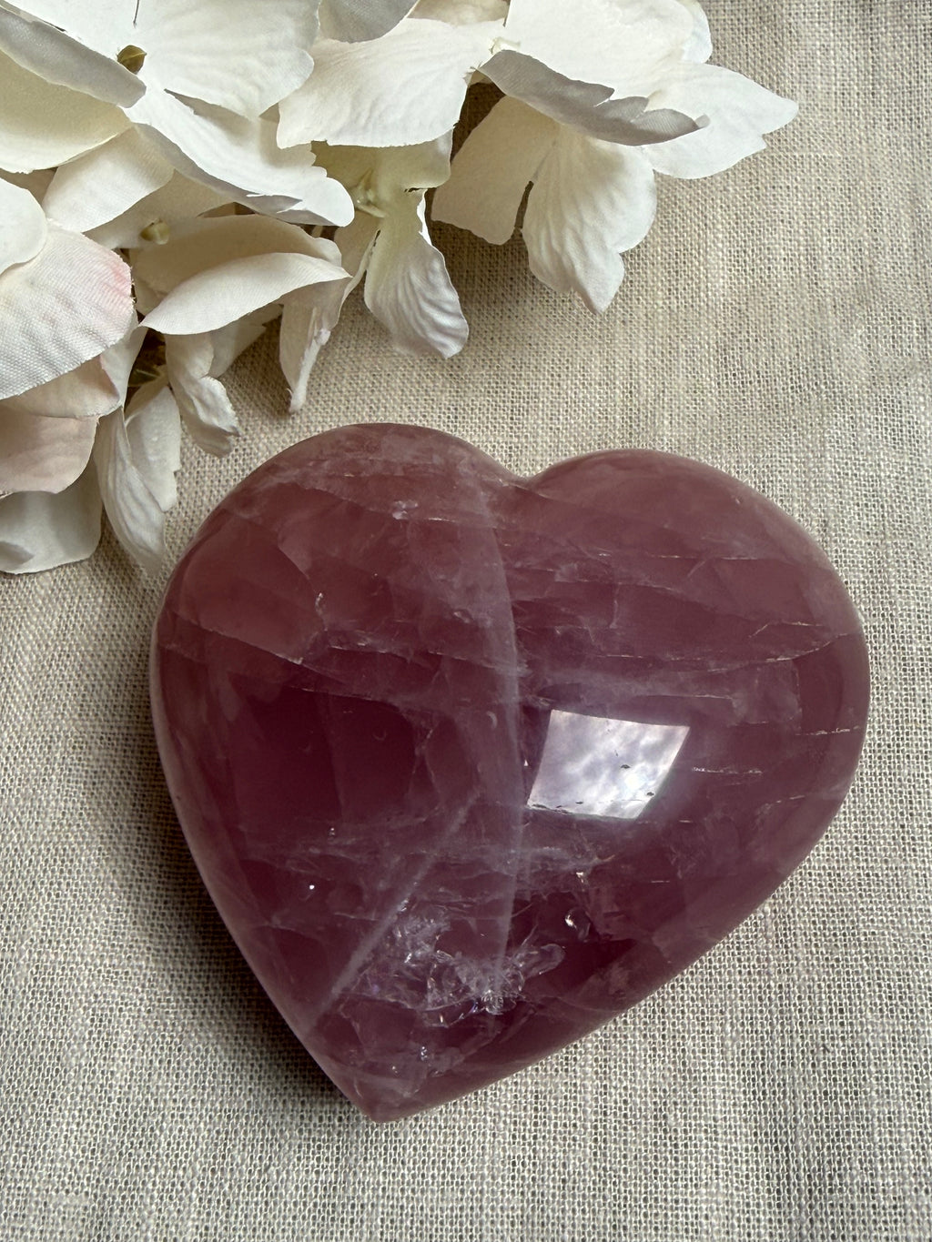 Rosenquarz Herz