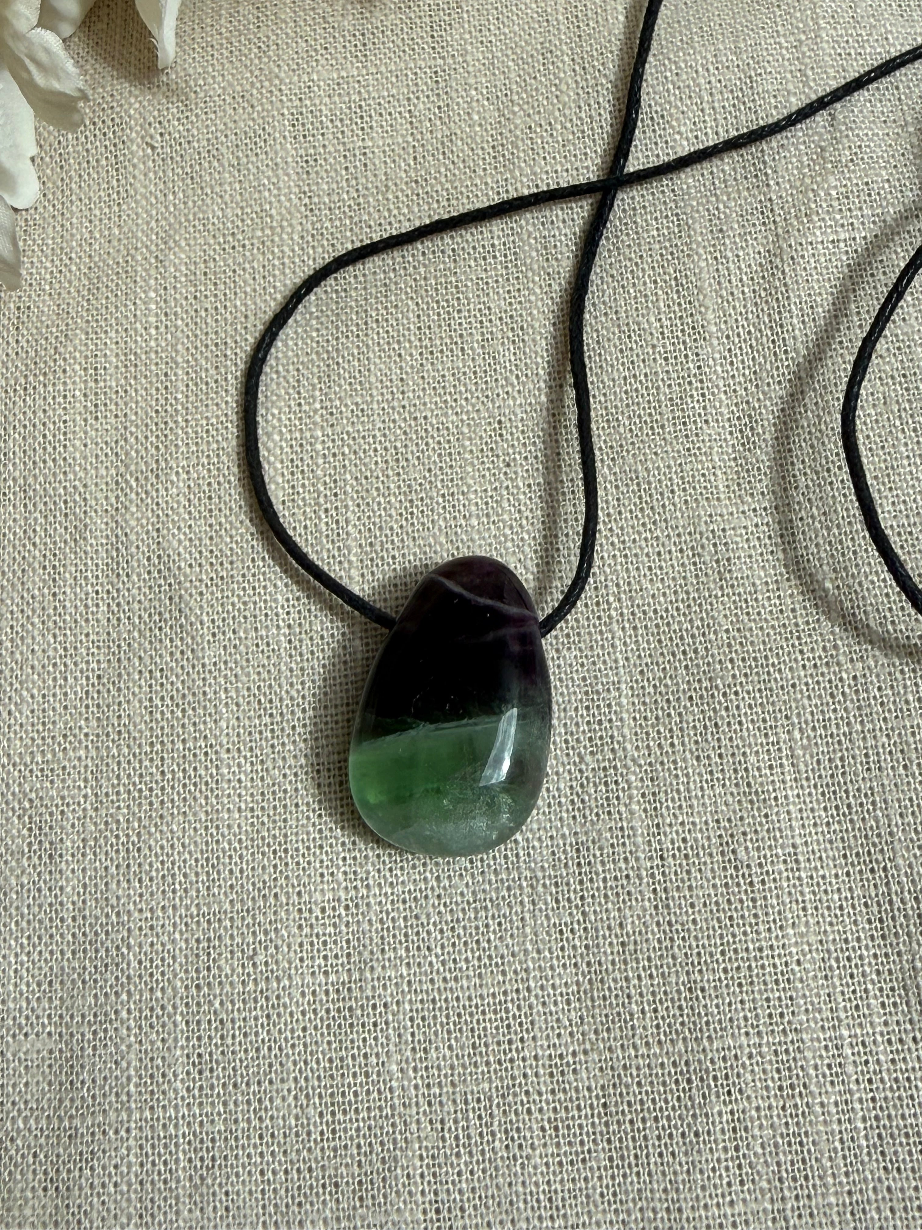 Fluorit Tropfenanhänger