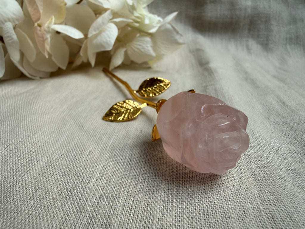 ✨ Rosenquarz Rose – Liebe & Herzenergie