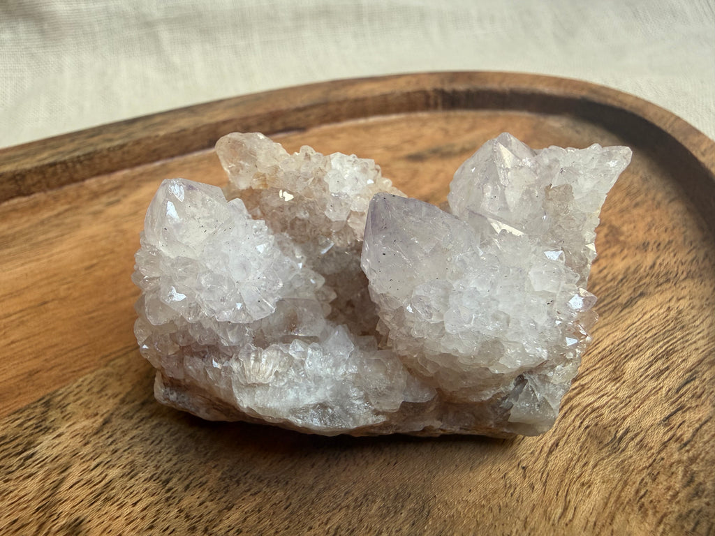 Kaktusquarz (Spirit Quarz) – Natürliche Kristallstufe | Einzigartiges Edelstein-Unikat