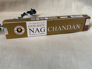 Golden Nag Chandan – Räucherstäbchen (Sandelholz)