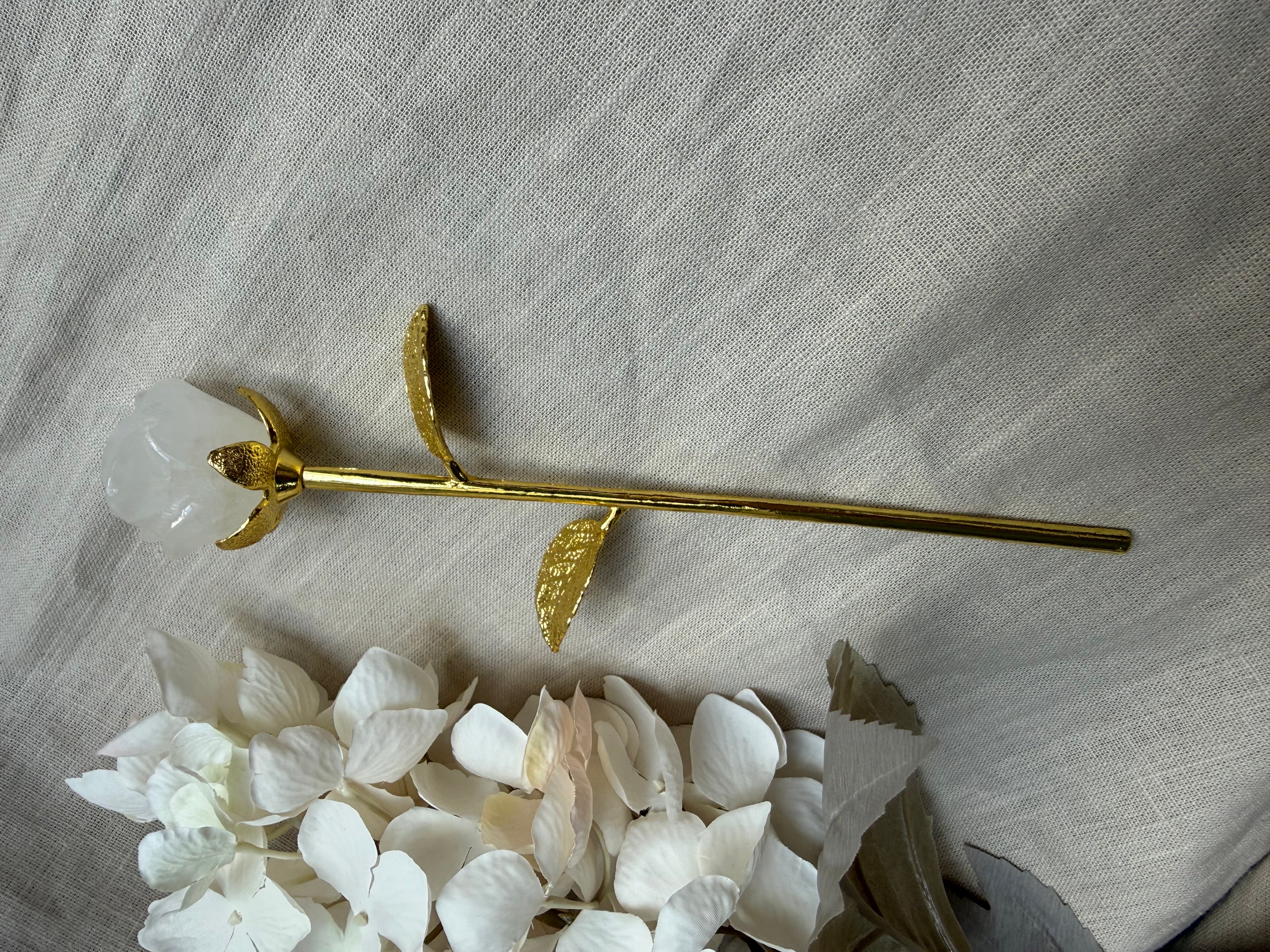 ✨ Bergkristall Rose – Klarheit