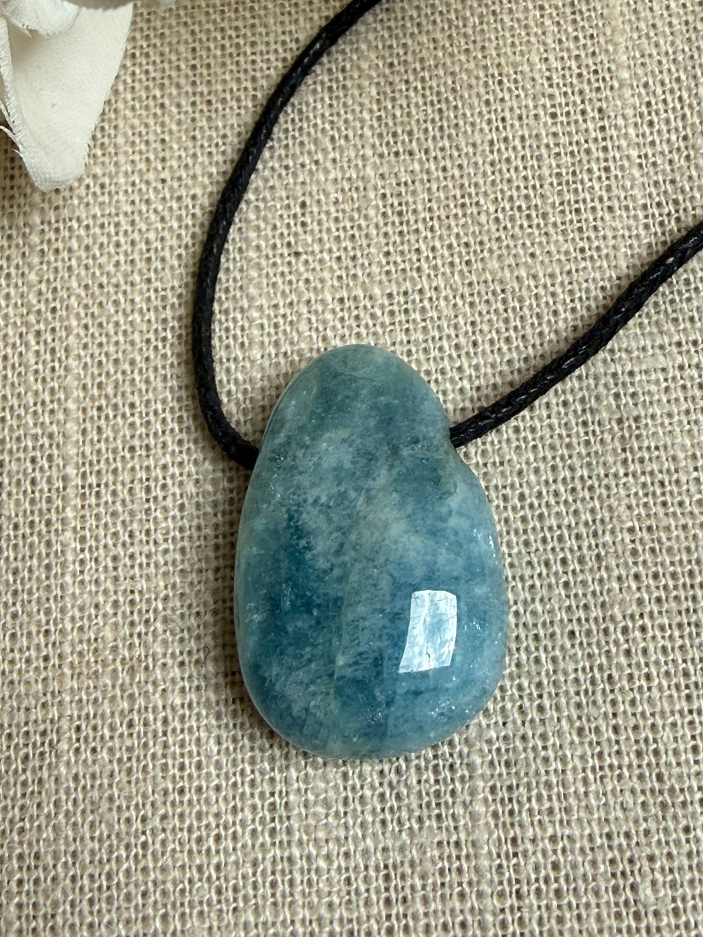 Aquamarin Tropfenanhänger