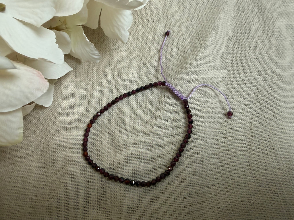 ✨ Granat Armband – Leidenschaft & Stärke