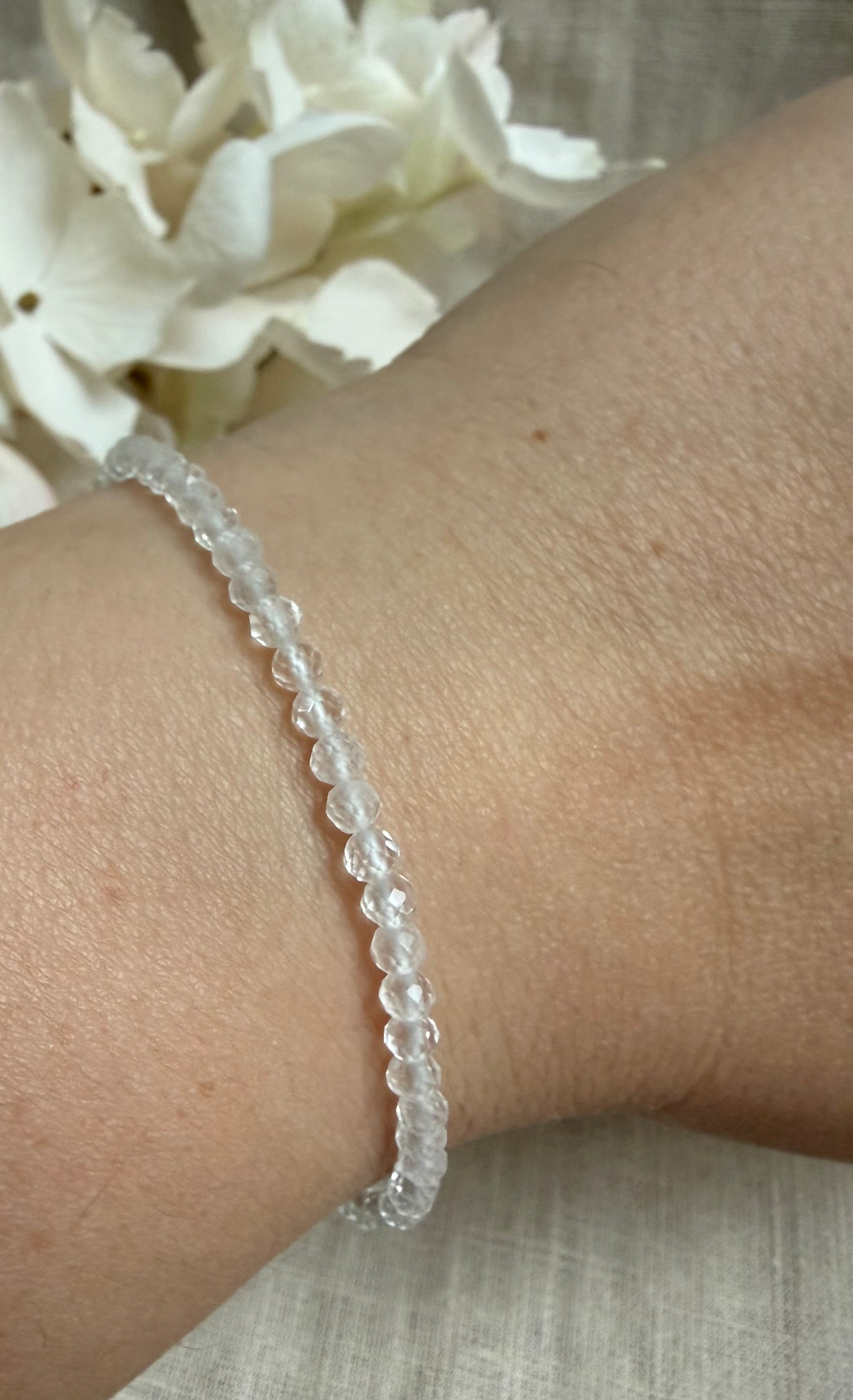 ✨ Bergkristall Armband – Klarheit & Harmonie