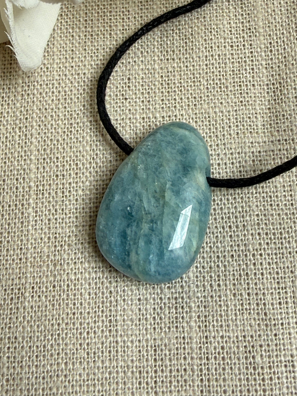Aquamarin Tropfenanhänger